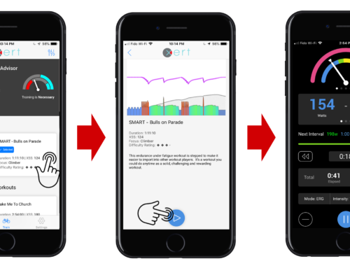 Using The Xert EBC App for iOS